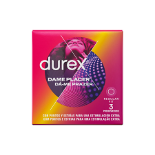  DUREX - érzéki kényeztető, 3 darabos prémium szett óvszer