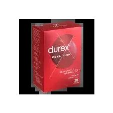 Durex Feel Thin - élethű érzés óvszer  Kiszerelés: 18 db (5052197044973) óvszer