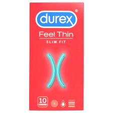 Durex Feel Thin Slim Fit - élethű érzés óvszer (10db) óvszer