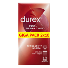 Durex Feel Ultra Thin - ultra élethű óvszer (2x10db) óvszer