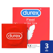 Durex Feel Ultra Thin - ultra élethű óvszer (3db) óvszer