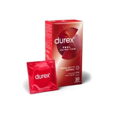 Durex Feel Ultra Thin - ultra élethű óvszer  Kiszerelés: 10 db óvszer