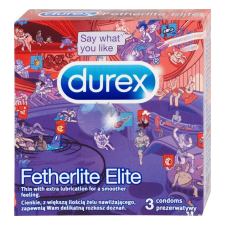 Durex Fetherlite Elite 3 db extra vékony óvszer óvszer