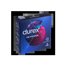 Durex Intense - bordázott, pontozott óvszer  Kiszerelés: 3 db óvszer