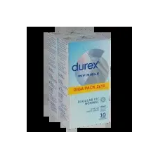 Durex Invisible Extra Sensitive - vékony óvszer (2x10 db) (5997321776859) óvszer