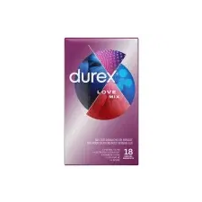 Durex Love Mix - óvszer csomag  Kiszerelés: 18 db (04159100000) óvszer