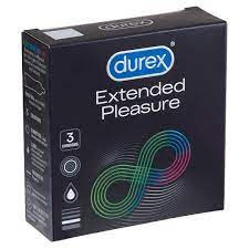  Durex Óvszer 3db Extended Pleasure óvszer