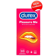  Durex Pleasure Me - bordás-pontozott óvszer (10db) óvszer