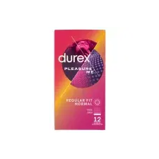 Durex PleasureMe - bordás, pontozott óvszer  Kiszerelés: 12 db (5052197045390) óvszer