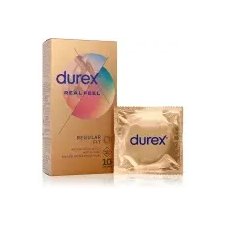 Durex Real Feel - latexmentes óvszer  Kiszerelés: 10 db (8122868) óvszer