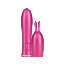 Durex Tease & Vibe - rúdvibrátor nyuszis csiklóizgatóval (pink) vibrátorok