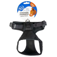  DUVO+ Chicken Harness csirke hám M 30x19x37-47cm fekete nyakörv, póráz, hám kutyáknak