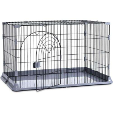  DUVO+ Összecsukható fémketrec macskáknak 100x65x60cm szállítóbox, fekhely macskáknak