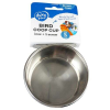  DUVO+ Rozsdamentes acél tál madaraknak csavaros rögzítéssel + 1 csavar S 330ml átmérő 9,5cm
