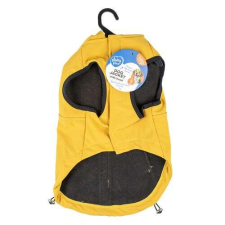  DUVO+ stílusos kabát kapucnival kutyáknak M 50cm sárga kutyaruha