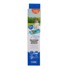  DUVO+ Szilikon összecsukható dupla tál utazáshoz 600ml 39x23,5x5cm kutyatál