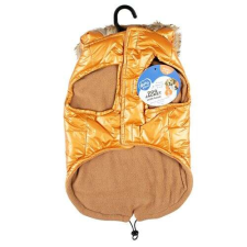  DUVO+ téli kabát kutyáknak M 50cm narancssárga kutyaruha