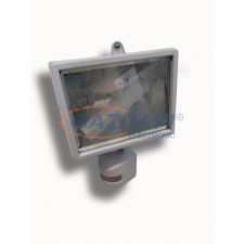 DÜWI 93038 fényvető mozgásjelző berendezéssel IP44 400W 8800 Lm fehér szinben. kültéri világítás