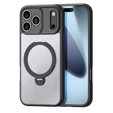 DUX DUCIS Aimo MagSafe-kompatibilis tok kitámasztóval iPhone 17 Pro - fekete tok és táska