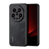 DUX DUCIS AIMO műanyag telefonvédő (ütésállóság, szilikon keret, kameravédő, matt, hullám) FEKETE Xiaomi 14 Ultra