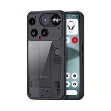 DUX DUCIS AIMO szilikon telefonvédő (ütésállóság, kameravédő, matt) FEKETE Nothing Phone (3) tok és táska