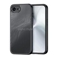 DUX DUCIS AIMO szilikon telefonvédő (ütésállóság, kameravédő, matt, hullám) FEKETE (GP-164902) tok és táska