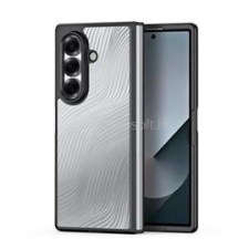 DUX DUCIS AIMO szilikon telefonvédő (ütésállóság, kameravédő, matt, hullám) FEKETE (GP-171479) tok és táska