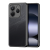 DUX DUCIS AIMO szilikon telefonvédő (ütésállóság, kameravédő, matt, hullám) FEKETE Xiaomi Redmi Note 14 4G (GP-168433) (GP-168433)