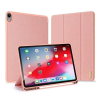DUX DUCIS Apple iPad Pro 11 (2020 / 2021 / 2022), mappa tok, Smart Case, érintőceruza tartó, Dux Ducis Domo, rózsaszín