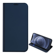 DUX DUCIS Apple iPhone 13 mini SKIN PRO Flip tok álló, bőr hatású SÖTÉTKÉK tok és táska