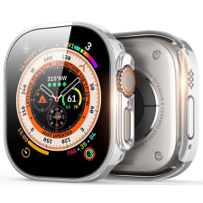 DUX DUCIS Apple Watch Ultra (49 mm), Műanyag védőkeret, szíj nélkül, közepesen ütésálló, Dux Ducis Hamo, ezüst okosóra kellék