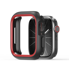 DUX DUCIS Bamo Apple Watch 10 46mm tok, fekete-piros okosóra kellék