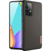 DUX DUCIS Fino Telefontok Borított Nylon Anyag Samsung Galaxy A72 4G Zöld (6934913053683)