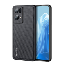 DUX DUCIS Fino tokburkolat, nylon anyaggal bevonva Oppo Reno7 Pro 5G fekete tok és táska