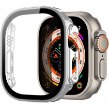 DUX DUCIS Hamo Apple Watch Ultra 2/1 (49mm) tok kijelzővédő felülettel, ezüst okosóra kellék