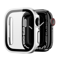 DUX DUCIS HAMO műanyag keret (BUMPER, közepesen ütésálló, fém hatás) EZÜST Apple Watch Series 6 44mm okosóra kellék