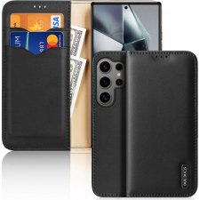 DUX DUCIS Hivo Samsung Galaxy S24 Ultra fekete flipes bőr tok (CAS143445A) tok és táska