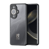DUX DUCIS Huawei Nova 11 Pro aimo védő (közepesen ütésálló, szilikon keret, kamera védelem, matt, hullám minta) fekete