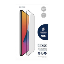 DUX DUCIS képernyővédő üveg (2.5D, full glue, tokbarát, 0.3mm, 9H) FEKETE mobiltelefon kellék
