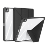 DUX DUCIS MAGI ORIGAMI tok álló, bőr hatású (aktív FLIP, oldalra nyíló, TRIFOLD, asztali tartó, ceruza tartó) FEKETE Apple IPAD Pro 13 (2024)
