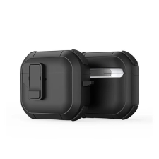 DUX DUCIS PECP AirPods 4 műanyag/szilikon tok, fekete fülhallgató, fejhallgató tok