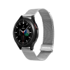 DUX DUCIS pótszíj (univerzális, 20 mm, alumínium, milánói, mágneses zár) EZÜST Samsung Galaxy Watch Active 2 40mm (SM-R830N), Amazfit GTS, Garmin Fenix 6S, Samsung Galaxy Watch 3 41mm (SM-R85