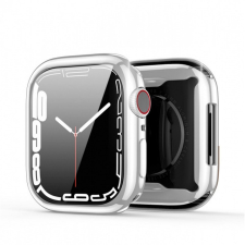 DUX DUCIS Samo - Puha TPU védő tok Apple Watch Series 7/8 45mm ezüst okosóra kellék