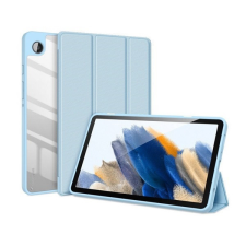 DUX DUCIS Samsung Galaxy Tab A9 (8.7) SM-X110 / X115, mappa tok, Trifold, légpárnás sarok, közepesen ütésálló, átlátszó hátlap, Dux Ducis Toby, kék tablet tok