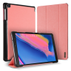 DUX DUCIS Samsung Galaxy Tab A 8.0 + S Pen (2019) SM-P200 / P205, mappa tok, Trifold, Dux Ducis Domo, rózsaszín