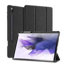 DUX DUCIS Samsung Galaxy Tab S9 Plus 12.4 SM-X810 / X816B, mappa tok, Trifold, S Pen tartóval, Dux Ducis Domo, fekete tablet tok