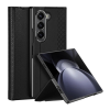 DUX DUCIS Samsung Galaxy Z Fold6 5G (SM-F956)  bril (ütésálló, bőr hatású hátlap, asztali tartó) fekete