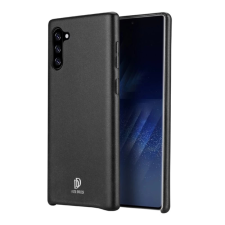 DUX DUCIS SKIN LITE műanyag telefonvédő (bőr hatású) FEKETE tok és táska