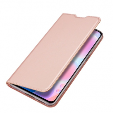 DUX DUCIS Skin Pro bőr könyvtok Xiaomi Redmi K40 / Poco F3, rózsaszín tok és táska