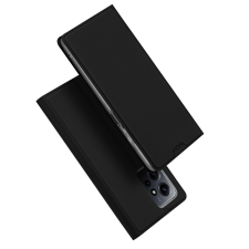 DUX DUCIS Skin Pro Case for Xiaomi Redmi Note 12 flipes tok pénztárcával és állvánnyal Black tok és táska